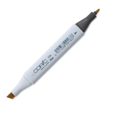 Image de COPIC Classic Y26, Mustard, Twin Marker avec Une Pointe Moyenne et Fine