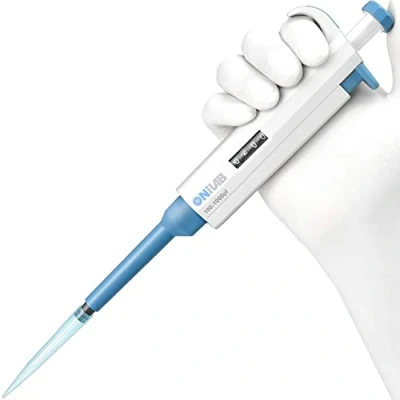 Image de Pipettes à volume variable réglables manuelles canal unique ONiLAB 10 100ul, pipeteur autoclavable…