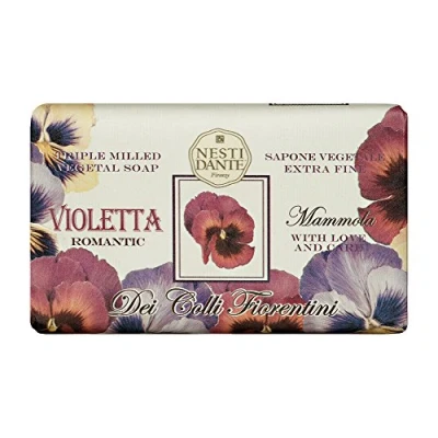 Image de Nesti Dante Colli Fiorentini Sweet Violet 664204 Savon pour les mains à base d&#039;ingrédients naturels, parfum longue durée