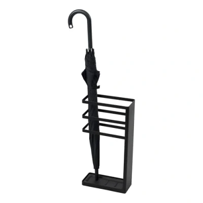 Image de Porte parapluie Yamazaki Jitsugyo Layer Slim Noir 7933 (Yamazaki)
