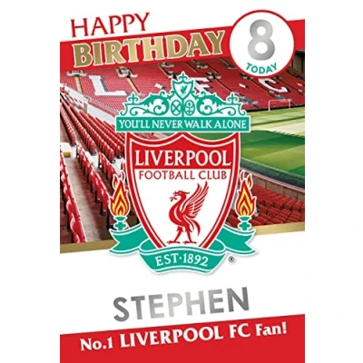 Image de Danilo Autocollants personnalisés avec nom et âge Motif Liverpool The Red