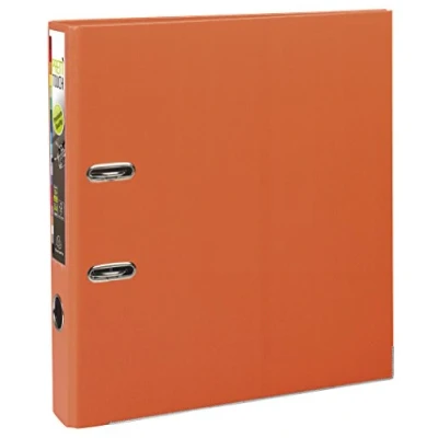 Image de Exacompta Réf. 53144E 1 Classeur à levier A4 maxi Prem&#039;Touch Dos 50 mm Mécanique 55 Dimensions extérieures : 32 x 30 5 cm Format classer Coloris Orange