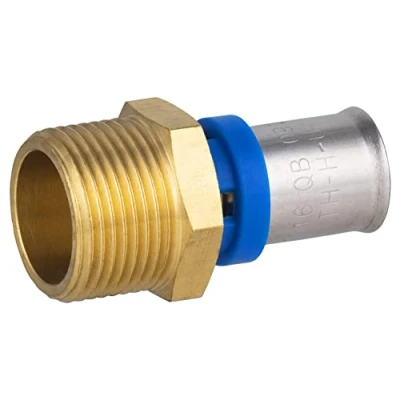 Image de Raccord Multicouche à Sertir Multi profils Ø16 Mâle 20x27 NOYON &amp; THIEBAULT