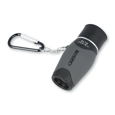 Image de Carson MiniMight monoculaire compact avec un mousqueton de fixation, 6x18 mm (MM 618)