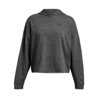 Image de Under Armour Longsleeves UA Rival OS Sweat à capuche Castlerock full heather, Femme, Taille: Medium, heather
