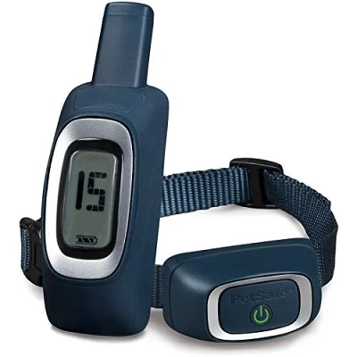 Image de PetSafe Collier de Dressage avec télécommande digitale pour Chien, portée 100 m, Rechargeable, Étanche, Ton/Vibration et 15 niveaux Stimulation électrostatique