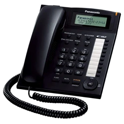 Image de Panasonic KX TS880EXW Téléphones Bibloc Ecran