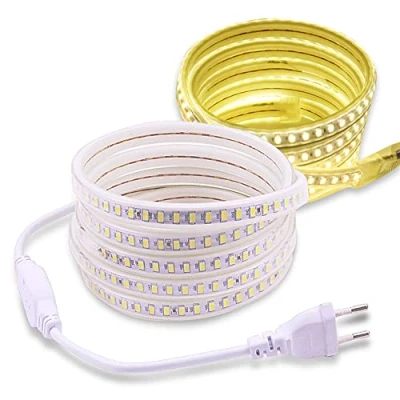 Image de pcning 2M 3M 5M 6M Bande LED Blanc 3000K 4000K 6000K AC 220V Interieur Exterieur IP67 Etanche SMD 5730 120led / m Ruban pas besoin de Transformateur (Blanc, 3)