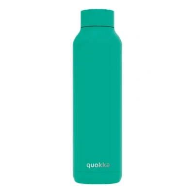 Image de Quokka Solid Jade Green 630 ML Bouteille d&#039;eau en Acier Inoxydable avec Isolation par Double Paroi Gourde Reutilisable sans BPA maintient Le Liquide Froid jusqu&#039;à 24h, Chaud 12h