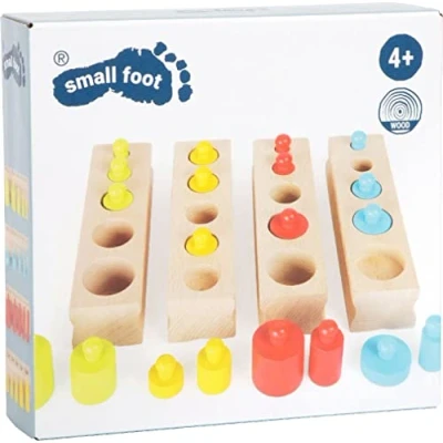 Image de small foot Jeu à encaster classement de tailles, jouet pédagogique Montessori pour classer, compter et mesurer, 10525