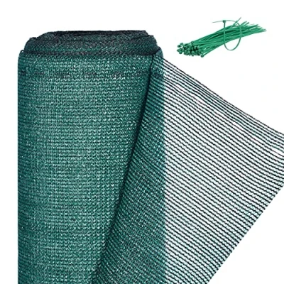 Image de Relaxdays, vert Brise vue, Paravent pour les clôtures et rambardes, Tissu HDPE, Anti UV, 1 x 30 mètres, Meter