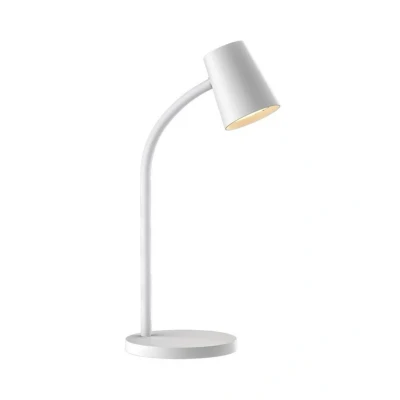 Image de LED Lampe a poser Ailina à intensité variable (Moderne) en Blanc e. a. pour Bureau (1 lampe,à), de LED, Table,