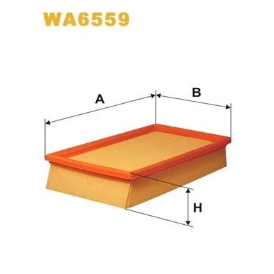 Image de WIX FILTERS WA6559 Filtre à air 57 160 282 Cartouche filtrante SAAB: 9 3 3/5 portes, Cabriolet, 900 II Cabriolet