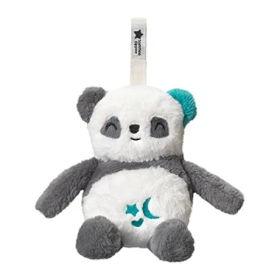 Image de Tommee Tippee Peluche Veilleuse Sonore et Lumineuse de Luxe pour Bébés Jeunes Enfants avec CrySensor, 6 Sons Apaisants une Veilleuse, Rechargeable par USB Lavable en Machine, Pippo Le Panda