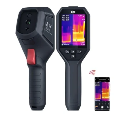 Image de HIKMICRO B20 caméra thermique à résolution IR 256 x 192 avec optique 2MP et WiFi, 25 Hz, écran LCD 3,2&quot;, d&#039;imagerie mesure plein écran, IP54, plage de 20C 550C