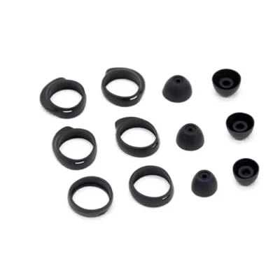 Image de 6 Écouteurs + Crochets d’Oreille Remplacement Silicone compatibles avec Samsung Galaxy Buds+ SM R170 R175 S/M/L 3 Tailles Différentes