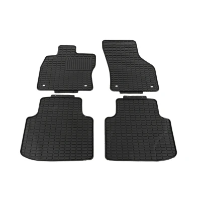 Image de VAICO V10 7592 Ensemble de tapis sol Caoutchouc avant et arrière 4 noir Sur mesure