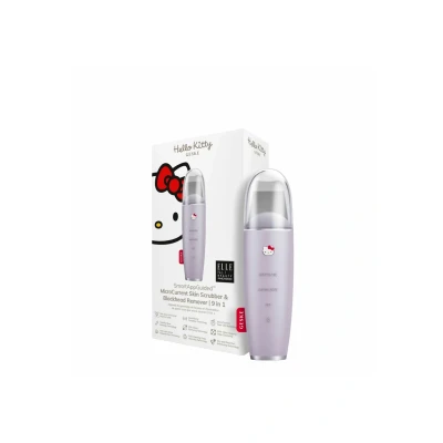 Image de Geske Microcurrent Skin Scrubber Blackhead Remover 9 in 1 SmartAppGuided Accessoires soin du corps, Taille: One Size, Hello kitty purple