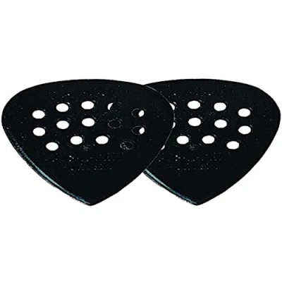 Image de Pick Boy Médiators Plectrum/Pick Pos A Grip, Carbone Nylon, 1,00 mm, fort, noir, 12 pièces