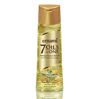 Image de Emami 7 Oils in One Damage Control Huile Capillaire pour Cheveux Secs et Abîmés, 200ml