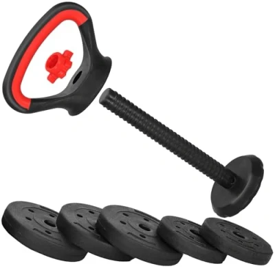 Image de Kettlebell réglable SPRINGOS 10 kg Poignée ergonomique 5 disques ajustables Mixte