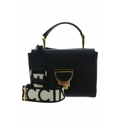 Image de Coccinelle Arlettis Signature Grained Sac à main, Femme, Taille: One Size, Noir