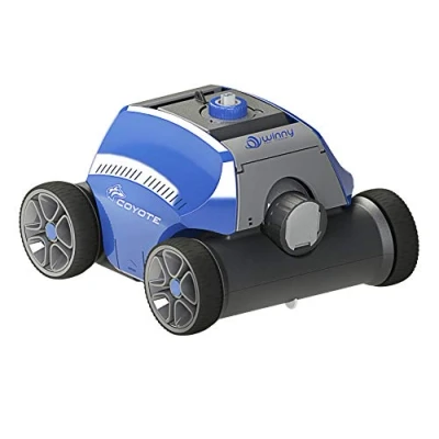 Image de N NETSPA, RO COYOTE2, Robot Aspirateur pour Piscine Coyote, Nettoyeur de Fond avec Un Système sans Fil et Une Batterie Rechargeable Intégrée, Capacité Filtration de10 m3/h sur Surface 80m2