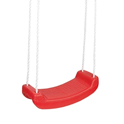 Image de Idena 40195 Balançoire en Plastique pour Enfants à partir de 3 Ans, avec Cordes Maintien réglables et Anneaux Acier, Charge maximale 50 kg, Un Plaisir Bascule sans souci