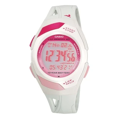 Image de Casio Unisex Montre à affichage digital, Taille: One Size, White