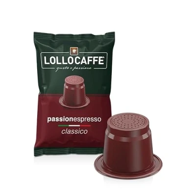 Image de LOLLO CAFFÈ PASSIONESPRESSO CLASSICO Box 100 CAPSULES COMPATIBLES NESPRESSO 5.5g