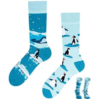 Image de TODO Chaussettes femme et homme Colors Fancy Funny avec un motif rigolo multicolore
