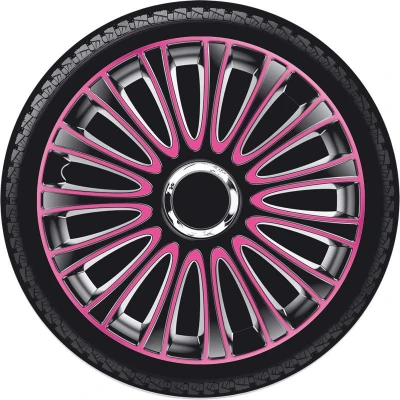 Image de AutoStyle PP 5133P Enjoliveurs 13Pouces noir/rose