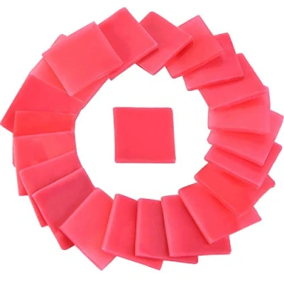 Image de 50 Pièces 2 x cm Diamant Peinture Glue Clay DIY Cross Stitch Argile, Rouge