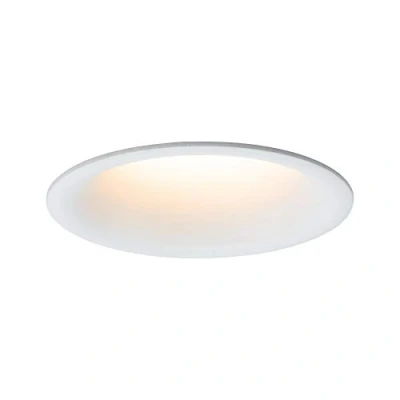 Image de Paulmann 93418 LED Cymbal incl 1x6,5W IP44 gradable projecteurs encastrés Blanc dépoli spot plastique Einbaulampe 2000K, Matière, 6 W, 1er Set