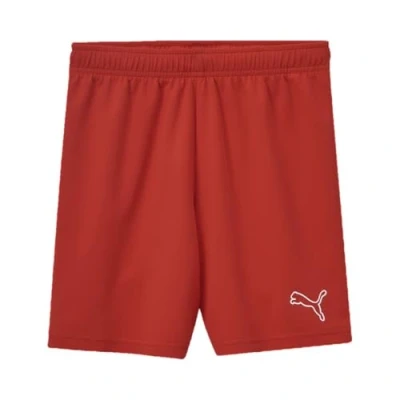 Image de PUMA teamRISE Short Jr Red White, 140 Mixte Enfant