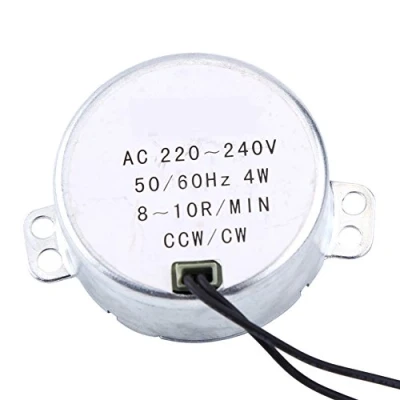 Image de VBESTLIFE Moteur synchrone, synchrone AC 220 240V motoréducteur 4W CW/CCW(8 10 TR/Min)