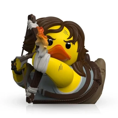 Image de TUBBZ Première édition : Tomb Raider Survival Lara Croft Cosplay Rubber Duck Figurine en Vinyle