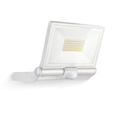 Image de Steinel Projecteur LED extérieur XLED ONE XL S blanc, détecteur de mouvement 180, Spot 42,6 W, blanc chaud 3000 K
