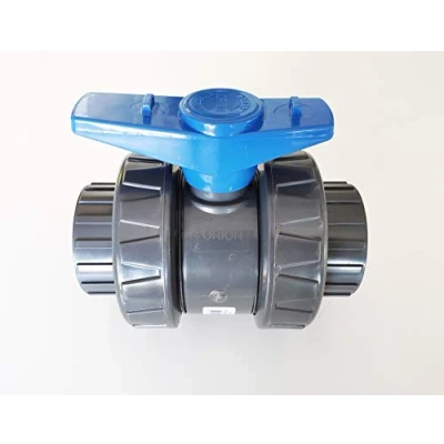 Image de Vanne 63mm INTERPLAST modèle 2020 à coller double union démontable 6,3cm PN16 PVC PRESSION