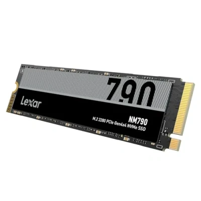 Image de Lexar NM790 1 to SSD, PCIe Gen4x4 NVMe 1.4 M.2 2280 jusqu&#039;à 7 400 Mo/s en Lecture, 6 500 écriture, Disque SSD pour PS5, PC, Ordinateur Portable et Joueurs