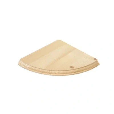 Image de Anika Living Étagère d&#039;angle flottante en bois 2 tailles Facile à monter Prêt peindre, teindre ou vernir Fixations incluses (19 cm x 19 cm)