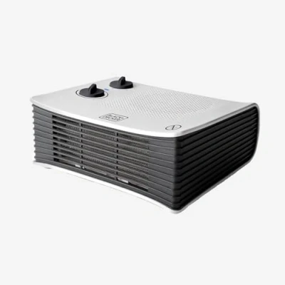 Image de BLACK+DECKER BXSH2001E Radiateur soufflant 2000W, 2 puissances de chaleur, Fonction ventilateur, Thermostat réglable, Surface jusqu&#039;à 15m2, Protecteur thermique sécurité, Indicateur Led, Blanc