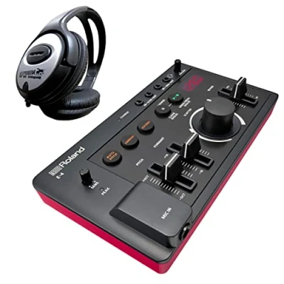 Image de Roland Aira E 4 Voice Tweaker Appareil à effet chant + casque stéréo Keepdrum