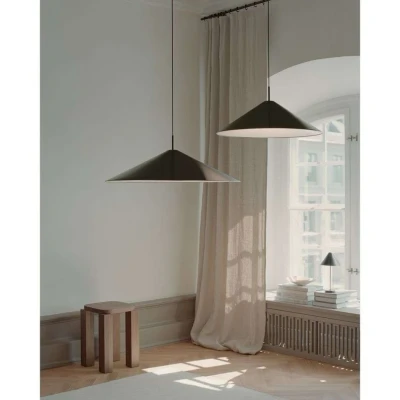 Image de New Works Suspension LED Brolly, Ø 70 cm, noir, aluminium