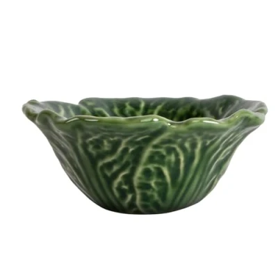 Image de ByON Saladier en forme de chou Veggie S faïence couleur verte, taille : 11 cm, 5283908212