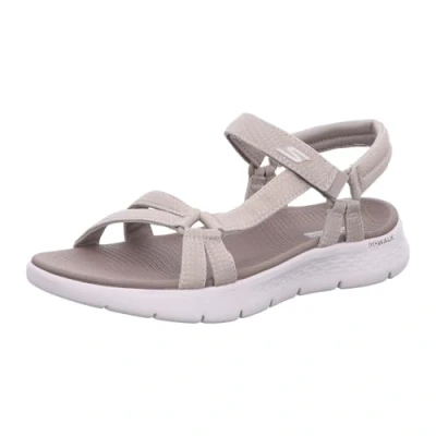 Image de Skechers Femme on The Go Walk Flex Sandal Sublime, Taupe Textile, 42 EU