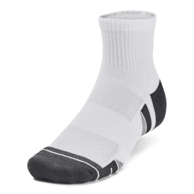 Image de Under Armour Mixte UA Performance Tech 3pk Qtr Socks