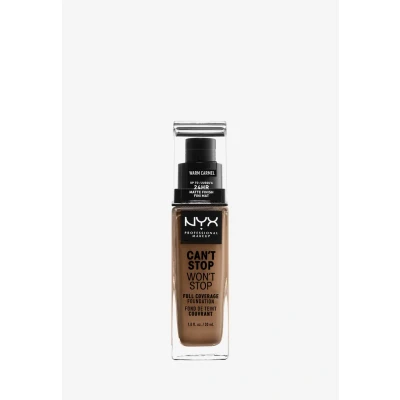 Image de Nyx Professional Makeup CAN&#039;T STOP WON&#039;T Foundation Fond de teint, Femme, Taille: 30 ml, 15.7 warm carmel