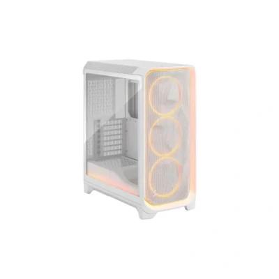 Image de Boîtier PC FRACTAL DESIGN Meshify 3 Ambience Pro RGB E ATX (277 mm) ventilateurs USB Type C de 20 Gbps Blanc
