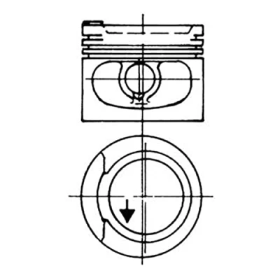 Image de Piston KOLBENSCHMIDT 93928620